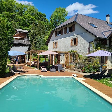 L'Oree Des Bornes-Appartement Avec Piscine Evires ภายนอก รูปภาพ