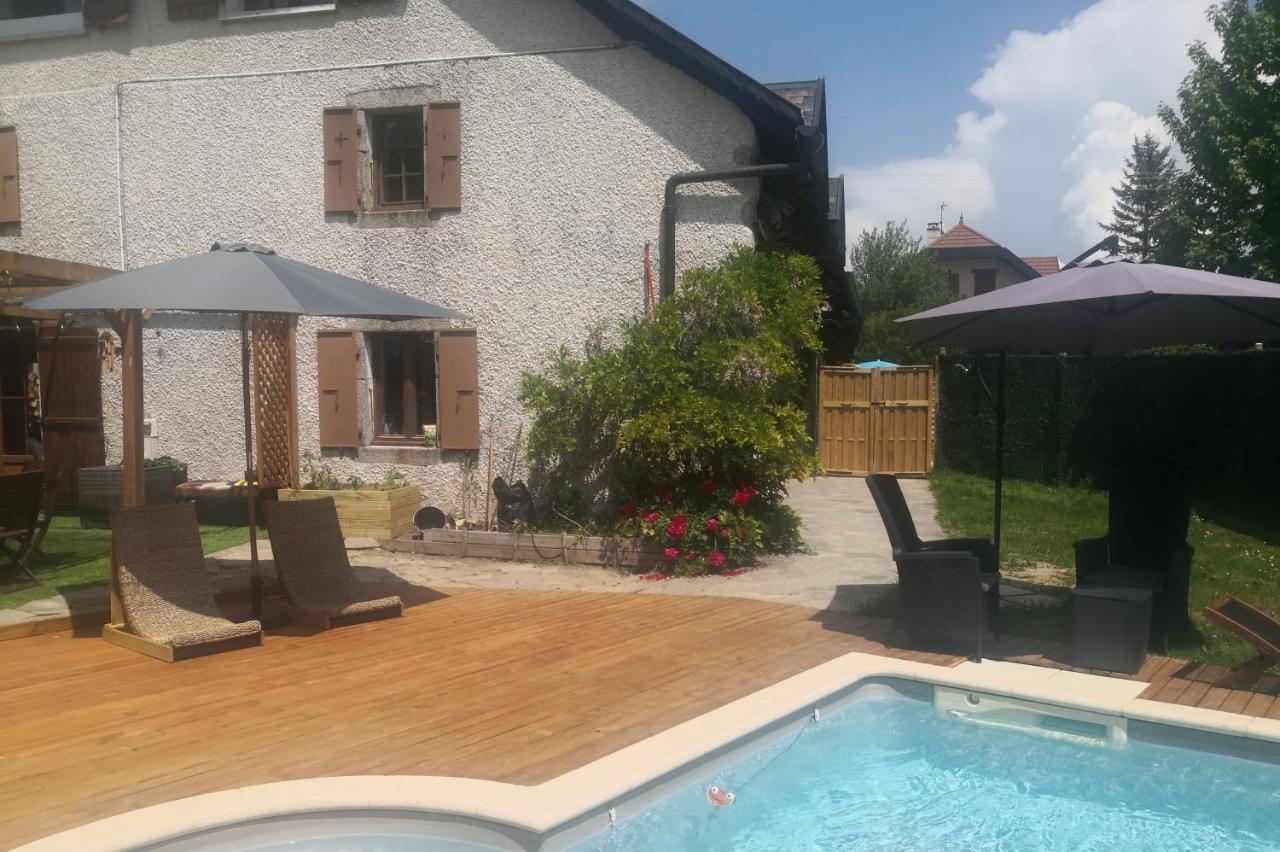 L'Oree Des Bornes-Appartement Avec Piscine Evires ภายนอก รูปภาพ
